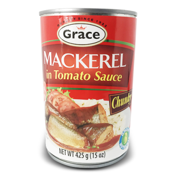 Grace Mackerel In Tomato Sauce Chunky 425 G 