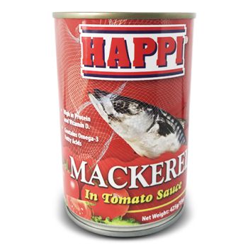 Happi Mackerel In Tomato Sauce 425 G