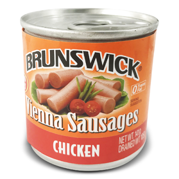 Brunswick Vienna Sausages Chicken Hot N' Spicy 141 G 