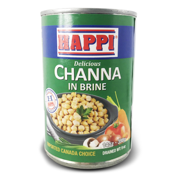 HAPPI CHHICK PEAS / CHANNA IN BRINE 398 G