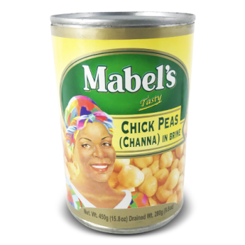 MABEL'S CHICK PEAS / CHANNA IN BRINE 450 G 