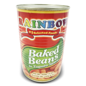 RAINBOW BAKED BEANS IN TOMATO SAUCE 420 G 