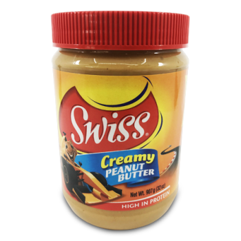 SWISS CREAMY PEANUT BUTTER 907G