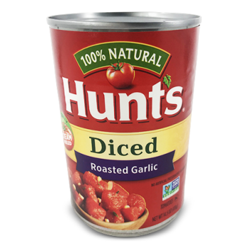 HUNT'S DICED ROASTED GARLIC TOMATOES  411 G 