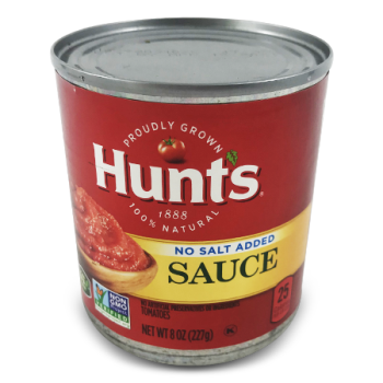 HUNT'S TOMATO SAUCE NO SALT ADDED 227 G 