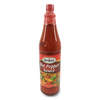 GRACE HOT PEPPER SAUCE VERY HOT 177 ML