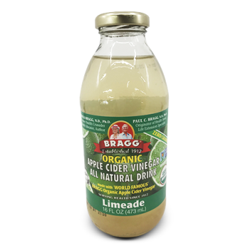 Bragg Organic Apple Cider Vinegar - Limeade 16 FL OZ