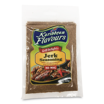 KARIBBEAN FLAVOURS JERK SEASONING NO MGS 40 G 