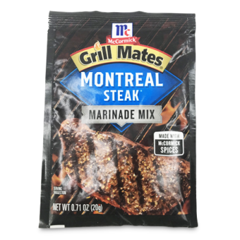 MC CORMICK GRILL MATES MONTREAL STEAK MARINADE MIX 20 G