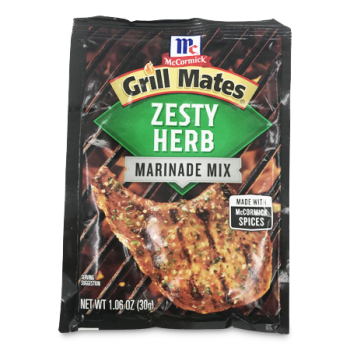 MC CORMICK GRILL MATES ZESTY HERB MARINADE MIX 30 G