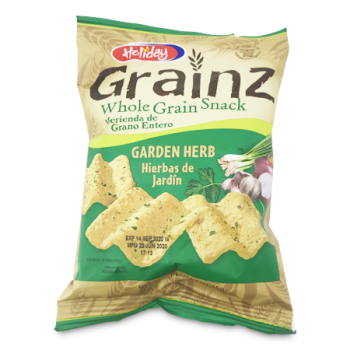 HOLIDAY GRAINZ WHOLE GRAIN SNACK GARDEN HERB 35 G 
