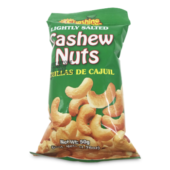 SUNSHINE SNACKS LIGHTLY SALTED CASHEW NUTS 53 G 