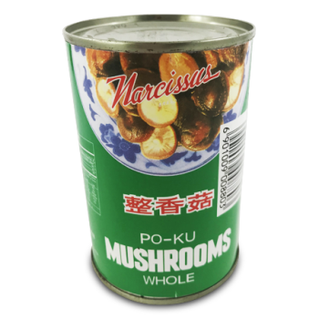 NARCISSUS PO-KU MUSHROOMS WHOLE 284 G 