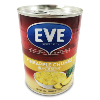 EVE PINEAPPLE CHUNKS IN LIGHT SYRUP 565 G 