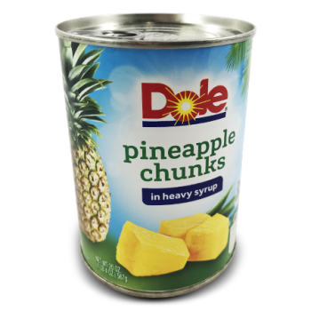 DOLE PINEAPPLE CHUNKS IN SYRUP 567 G 