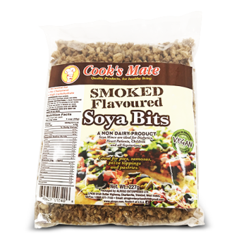 COOK'S MATE SMOKED FLAVOURED SOYA BITS 227 G 