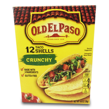 OLD EL PASO 12 TACO SHELLS 4.6OZ (130G)