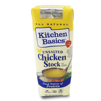 KITCHEN BASICS UNSALTED CHIKEN STOCK 233 G 