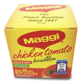 MAGGI CHICKEN TOMATO BOUILLON CUBES 100 G 