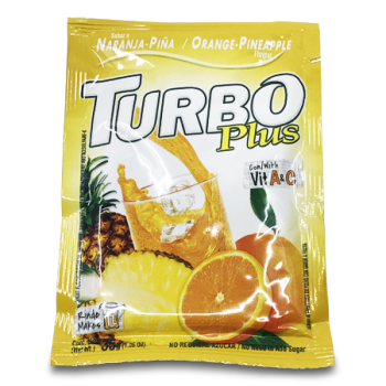 TURBO PLUS ORANGE-PINEAPPLE DRINK MIX 35 G 