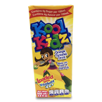 KOOL KIDZ ORANGE FLAVOURED DRINK 200 ML 