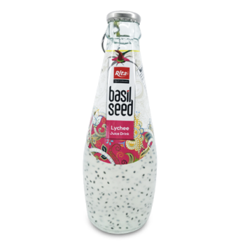 RITA BASIL SEED LYCHEE JUICE DRINK 290 ML