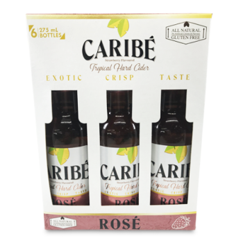 CARIBE TROPICAL HARD CIDER ROSE 6 X 275 ML 