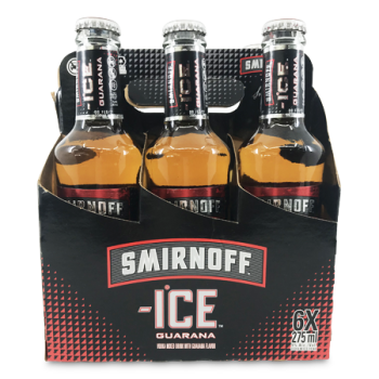 SMIRNOFF ICE GUARANA 6 X 275 ML 