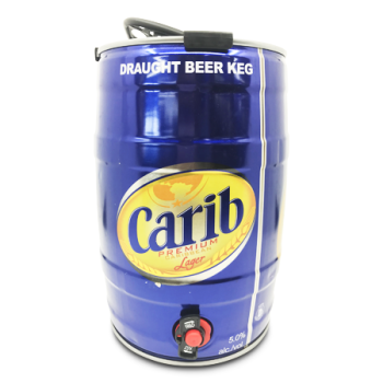 CARIB PREMIUM LAGER DRAUGHT BEER KEG 5 L 