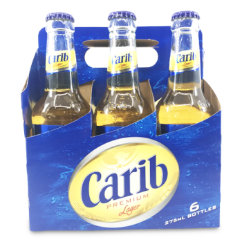CARIB PREMIUM LAGER BEER 6 X 275 ML 