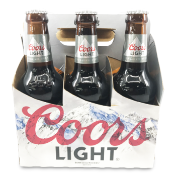 COORS LIGHT PREMIUM BEER 6 X 275 ML 