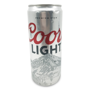 COORS LIGHT PREMIUM BEER CAN 295 ML 