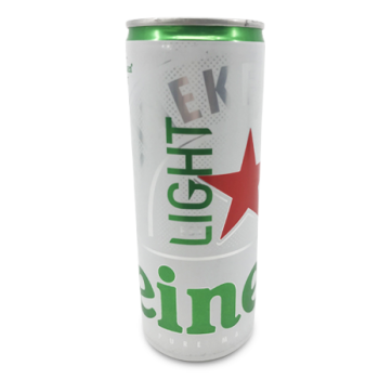 HEINEKEN LIGHT PURE MALT LAGER BEER 250 ML CAN 
