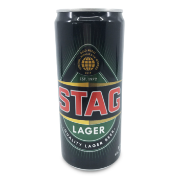 STAG LAGER BEER CAN 295 ML 