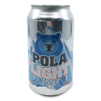 POLA LIGHT BEER CAN 355 ML 