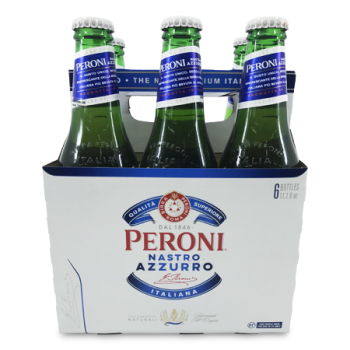 PERONI NASTRO AZZURRO BEER 6 X 330 ML 