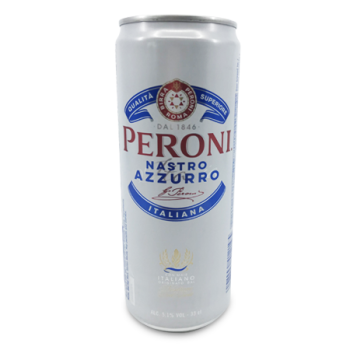 PERONI NASTRO AZZURRO BEER CAN 330 ML 