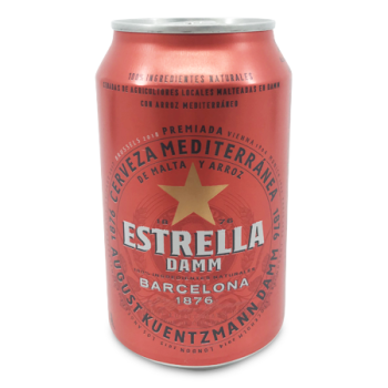 ESTRELLA DAMM BEER 330 ML 