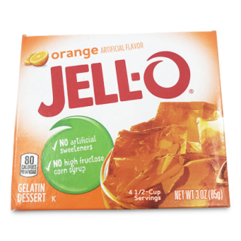 JELL-O GELATIN DESSERT ORANGE 85 G