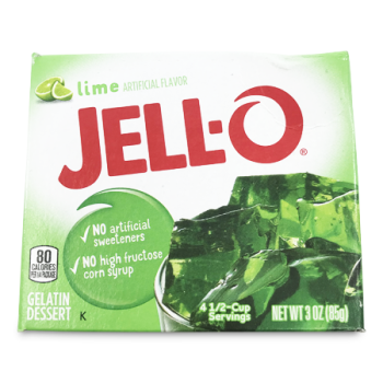 JELL-O GELATIN DESSERT LIME 85 G 
