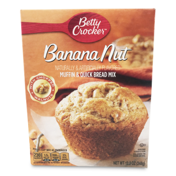 BETTY CROCKER BANANA NUT MUFFIN & QUICK BREAD MIX 348 G 