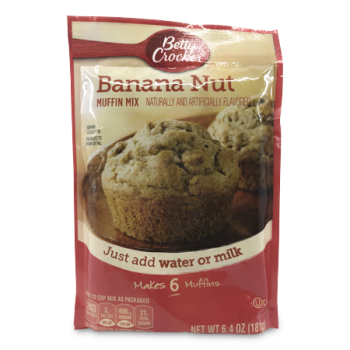 BETTY CROCKER BANANA NUT MUFFIN MIX 181 G 