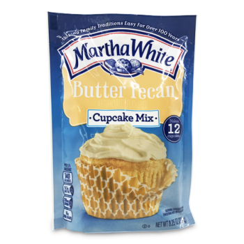 MARTHA WHITE BUTTER PECAN CUPCAKE MIX 234 G 