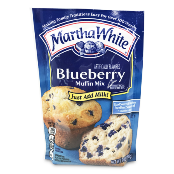 MARTHA WHITE BLUEBERRY MUFFIN MIX 198 G 