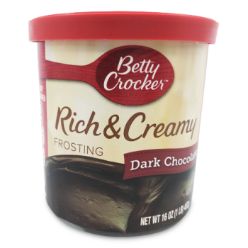 BETTY CROCKER RICH & CREAMY DARK CHOCOLATE FROSTING 453 G 