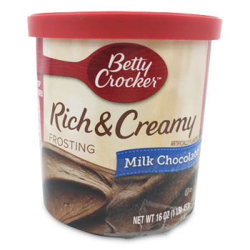 BETTY CROCKER RICH & CREAMY MILK CHOCOLATE FROSTING 453 G 
