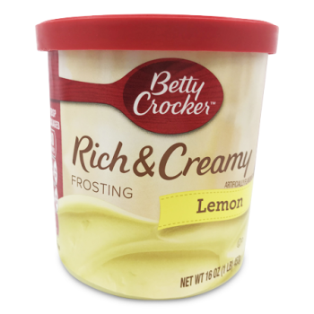 BETTY CROCKER RICH & CREAMY LEMON FROSTING 453 G 