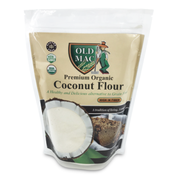 OLD MAC PREMIUM ORGANIC COCONUT FLOUR 454 G