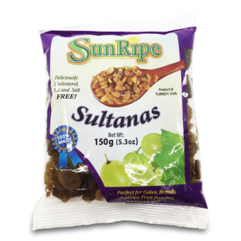 SUNRIPE SULTANAS 150 G 