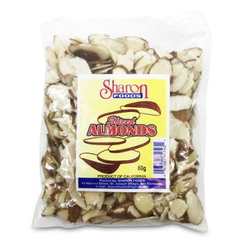 SHARON'S SLICED ALMONDS 60 G 